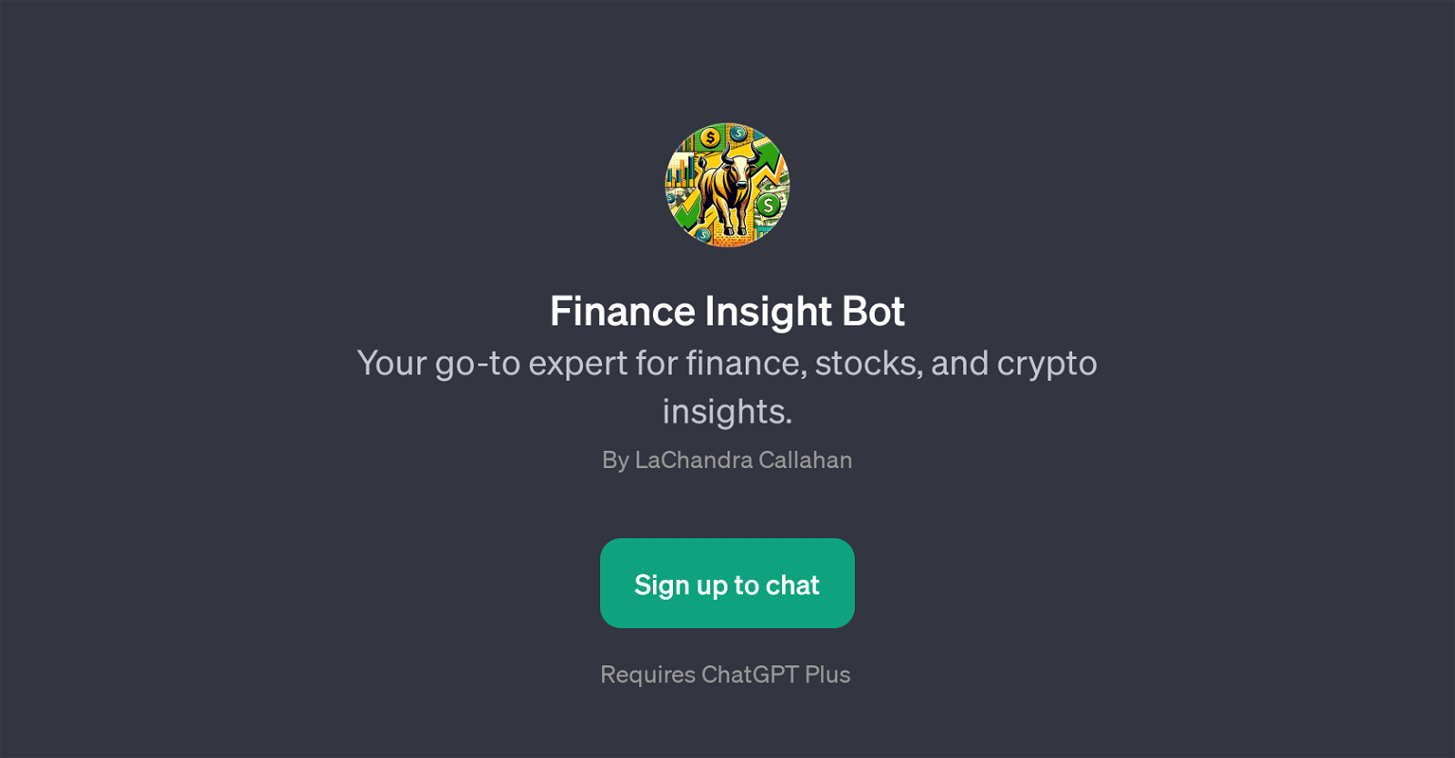 Finance Insight Bot website