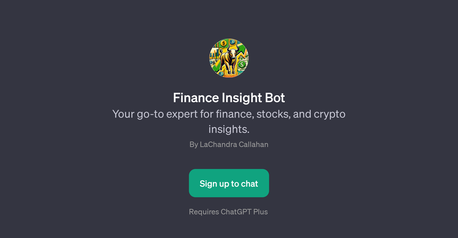 Finance Insight Bot website