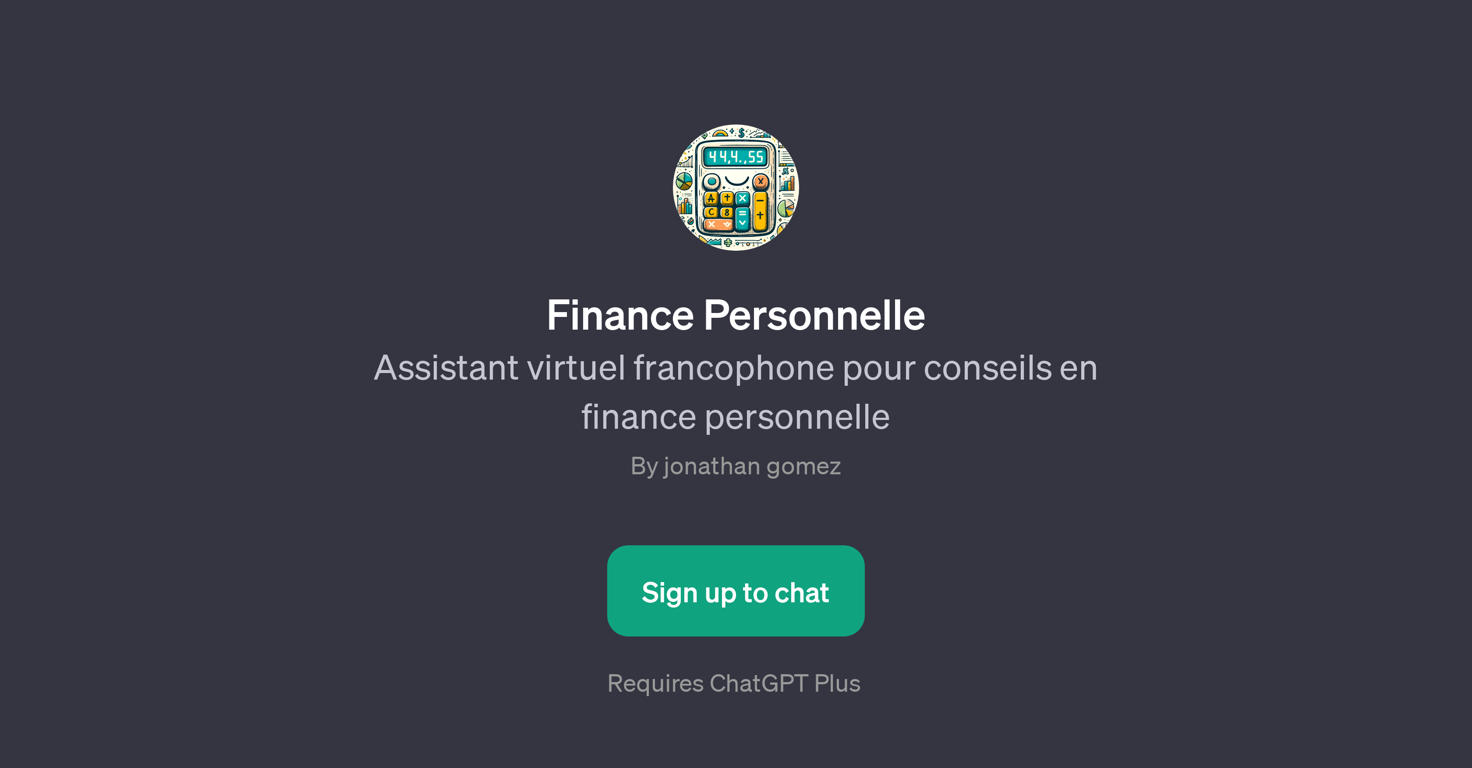 Finance Personnelle website