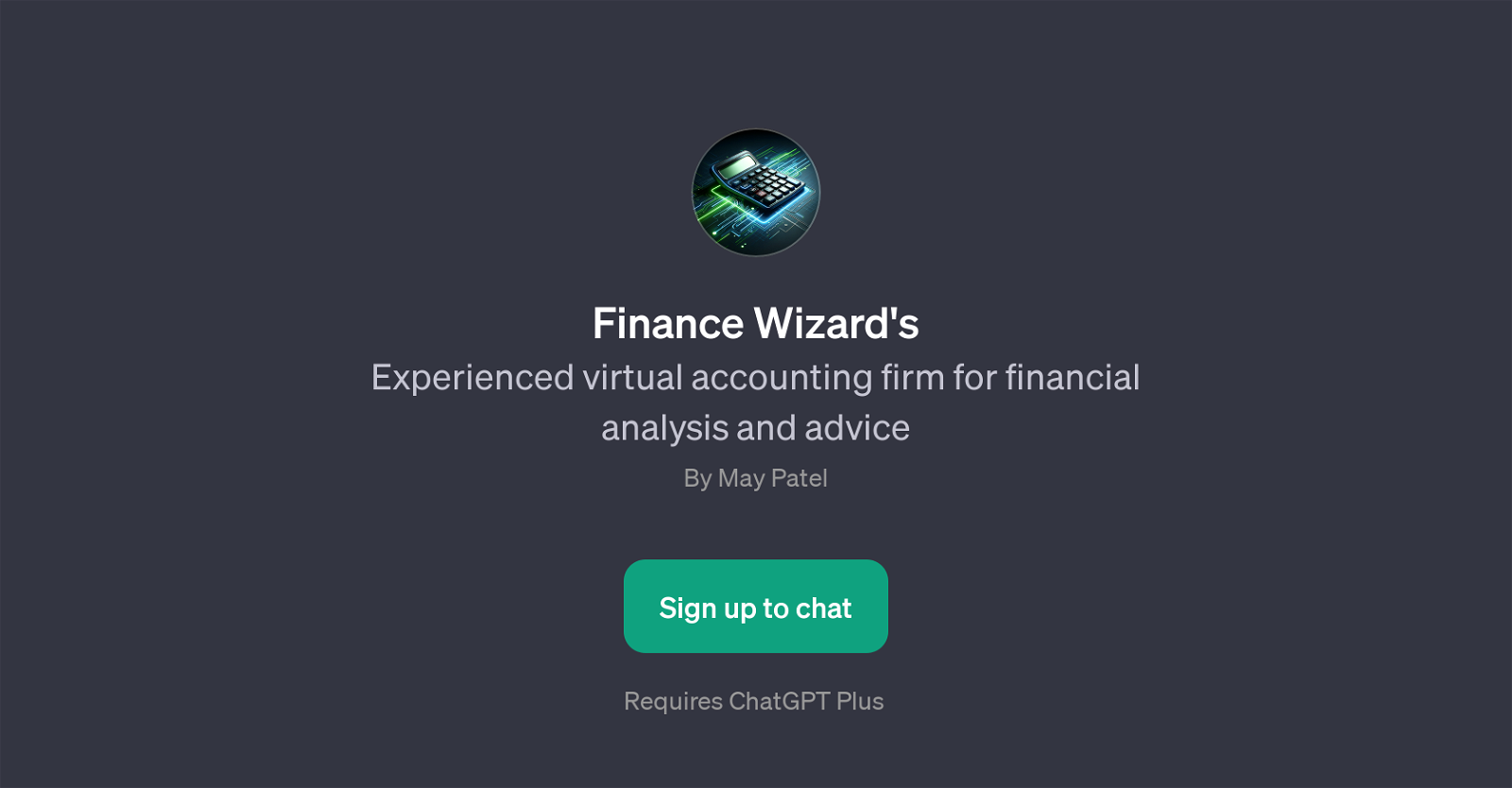 Finance Wizard's website