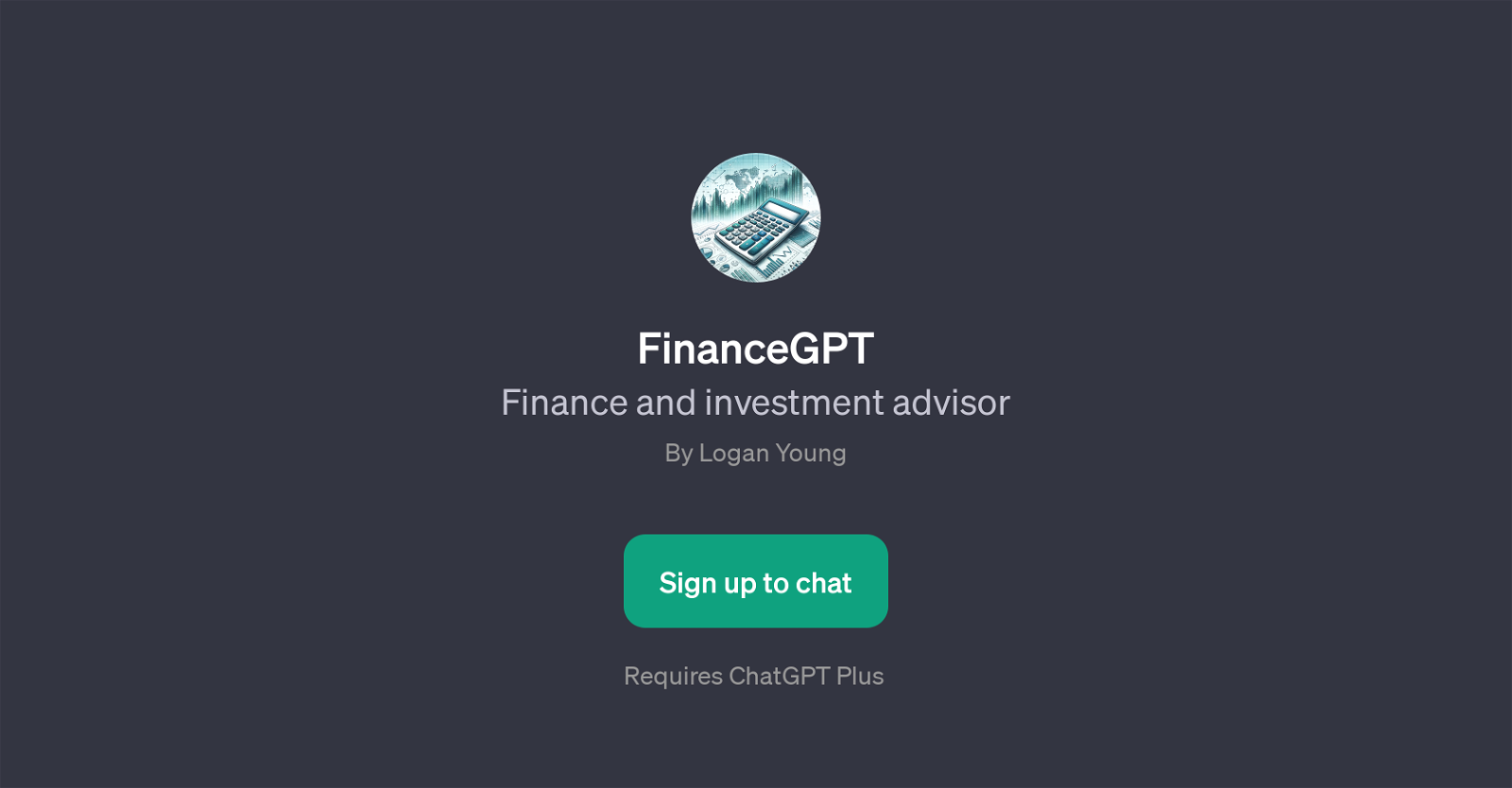 FinanceGPT website