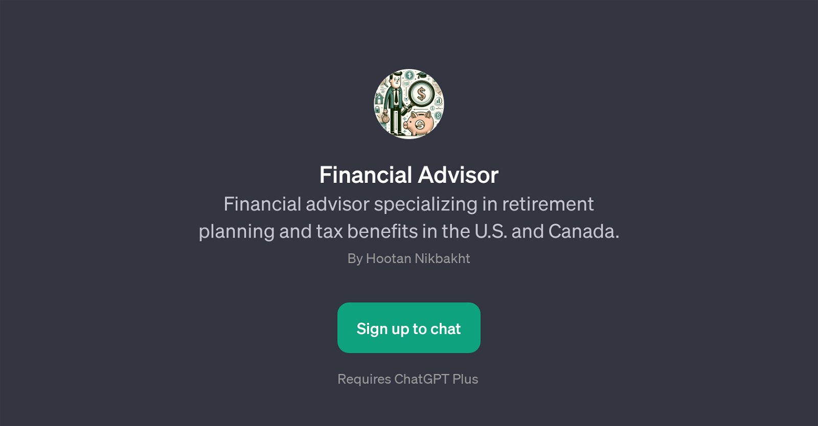Financial Advisor GPT website
