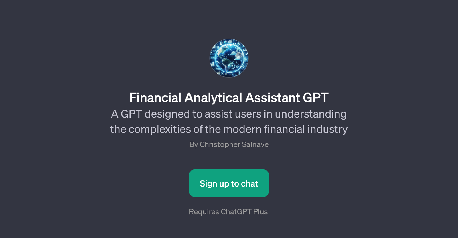 Financial Analytical Assistant GPT website