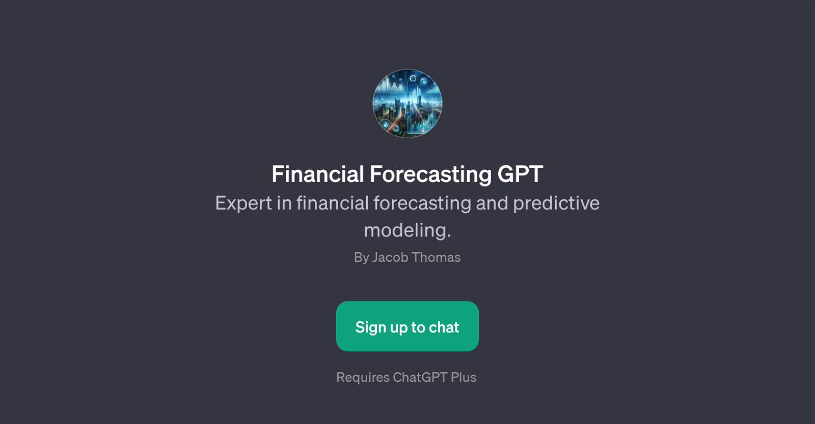 Financial Forecasting GPT website