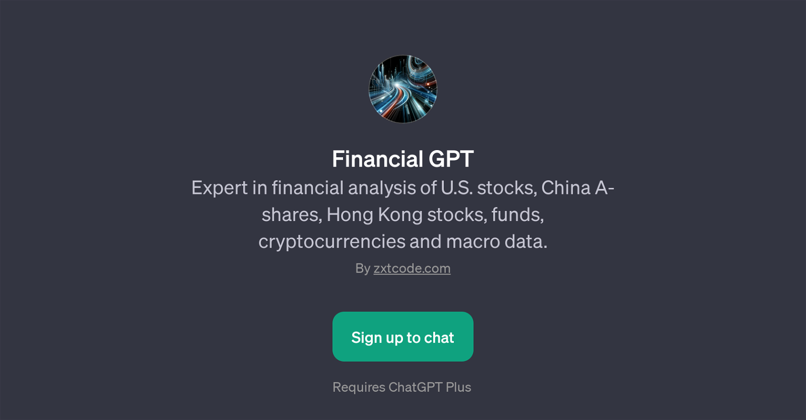 Financial GPT website