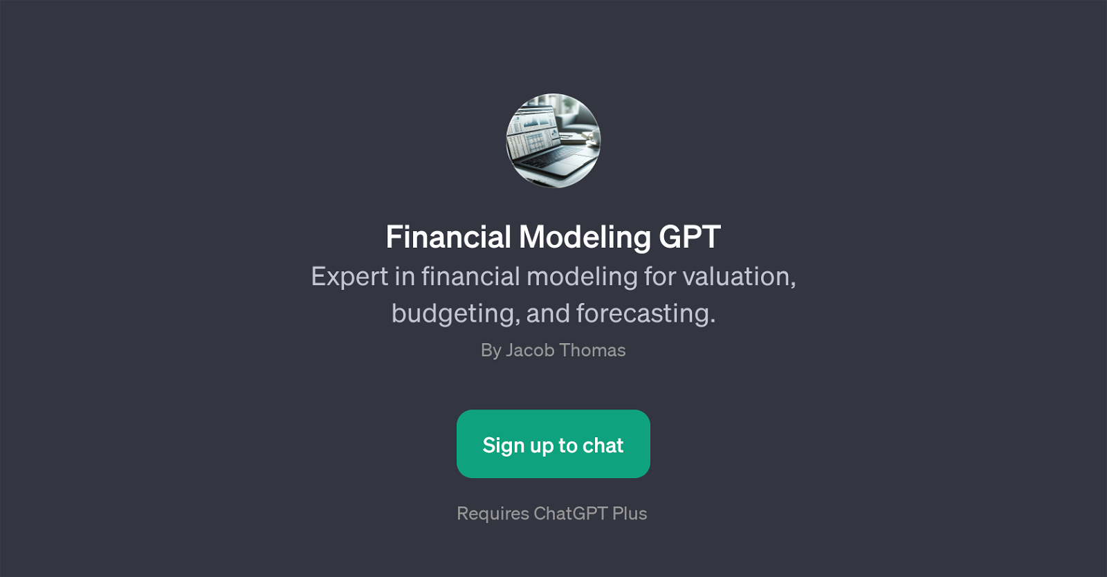Financial Modeling GPT website