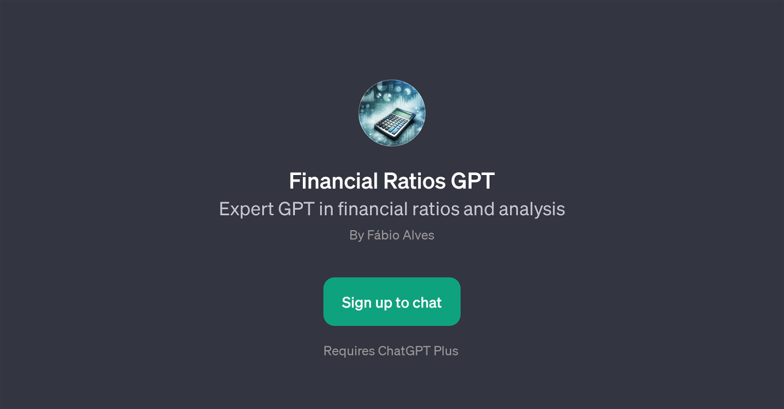 Financial Ratios GPT website