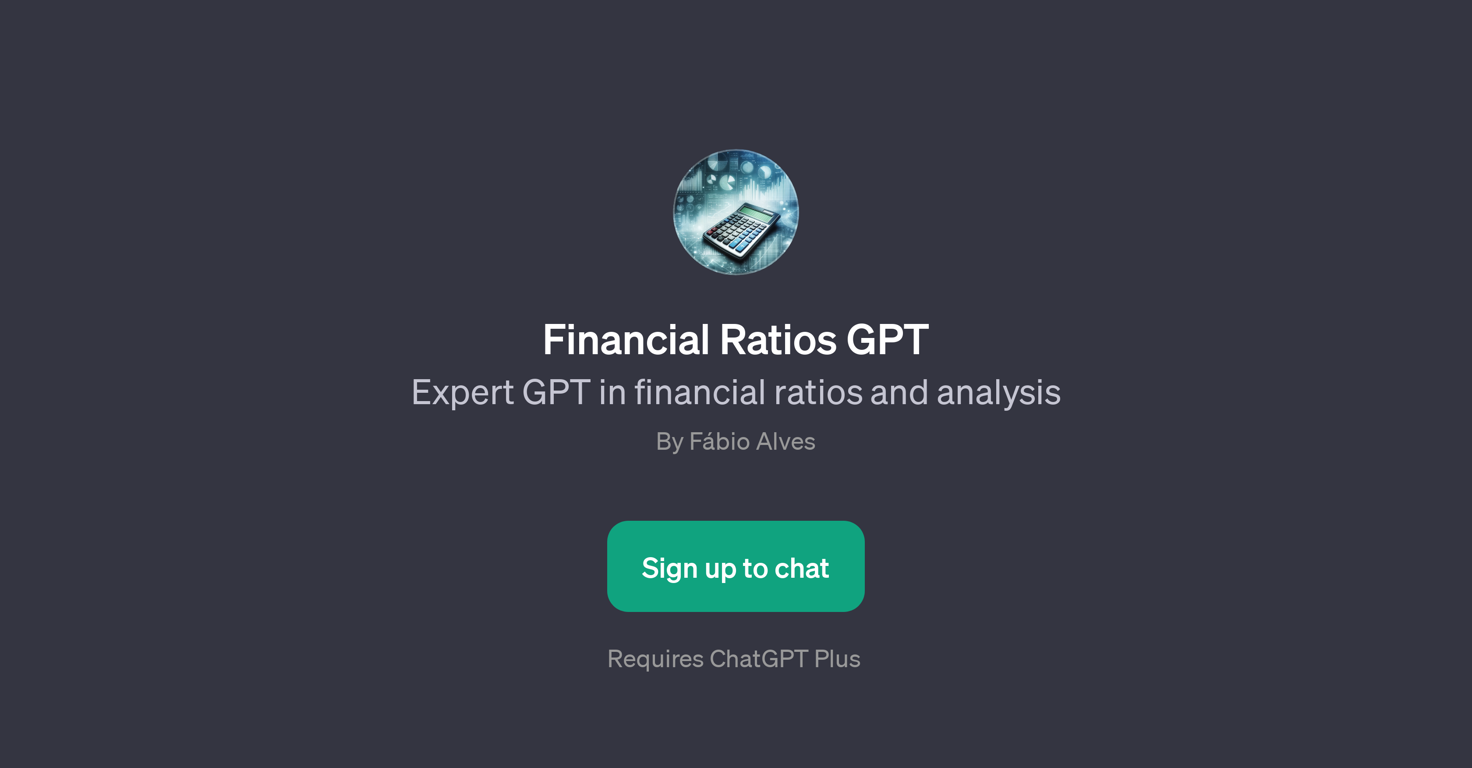 Financial Ratios GPT website
