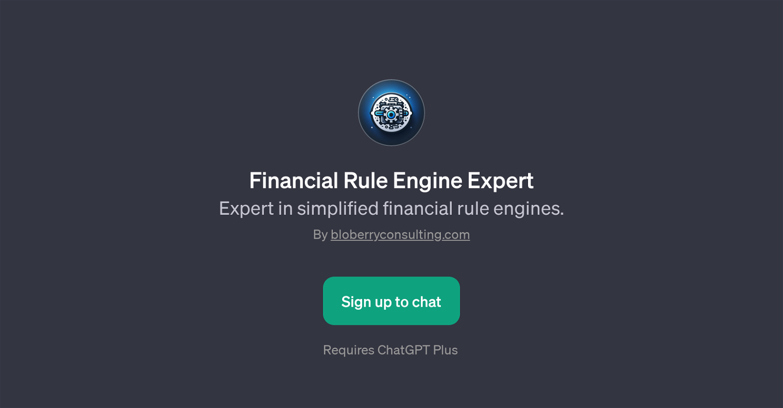 Financial Rule Engine Expert website