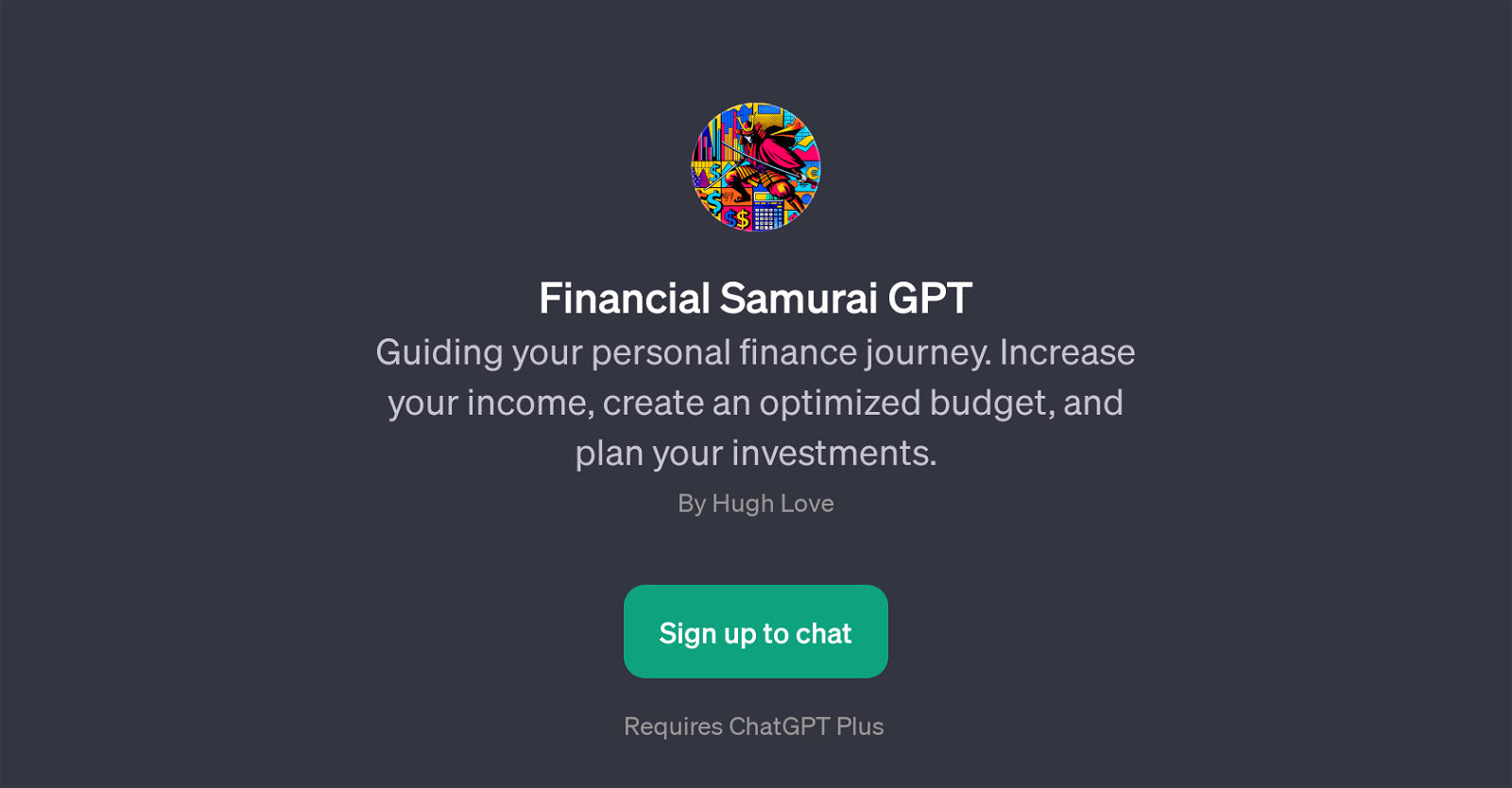 Financial Samurai GPT website