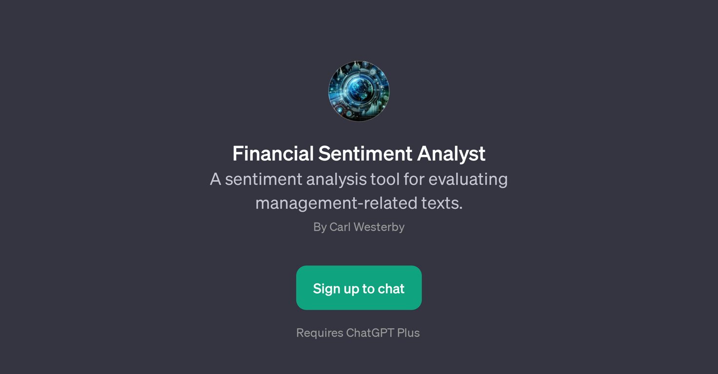 Financial Sentiment Analyst website
