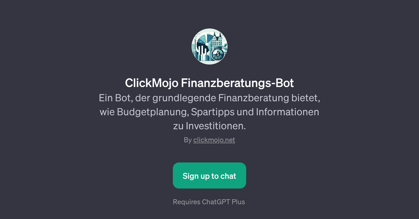 Finanzberatungs-Bot website