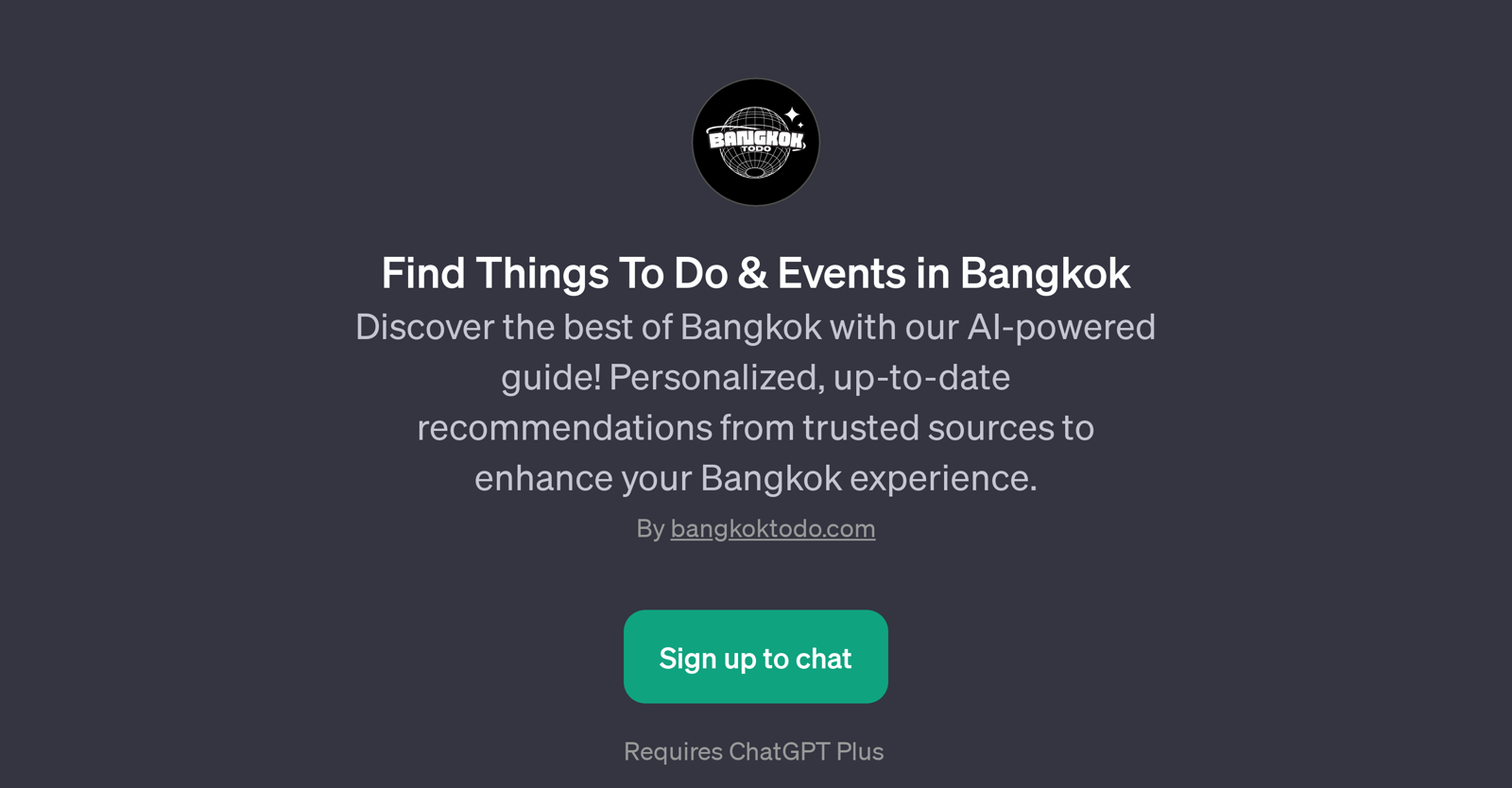 Find Things To Do & Events in Bangkok website