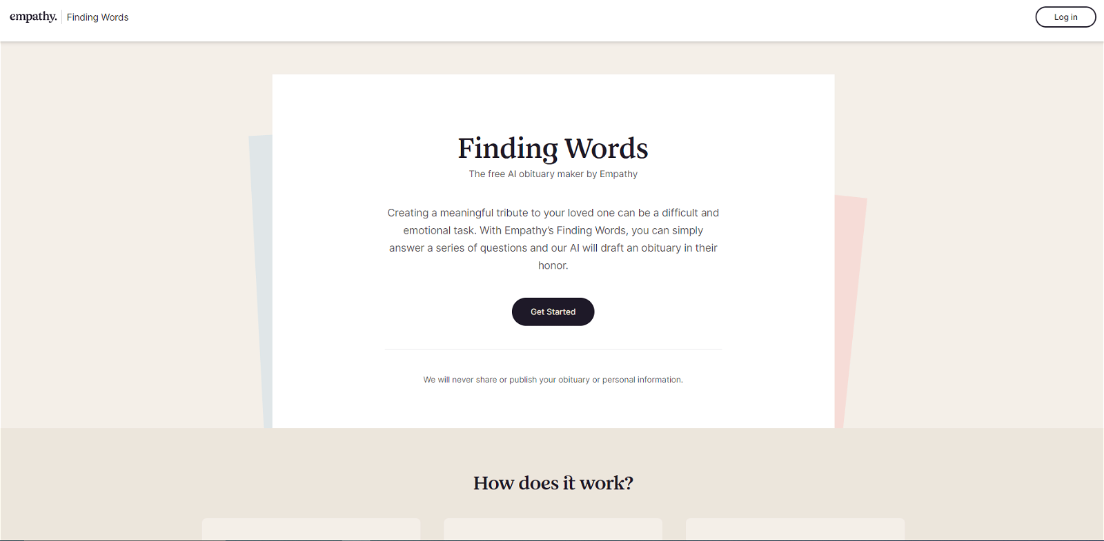 Finding Words website