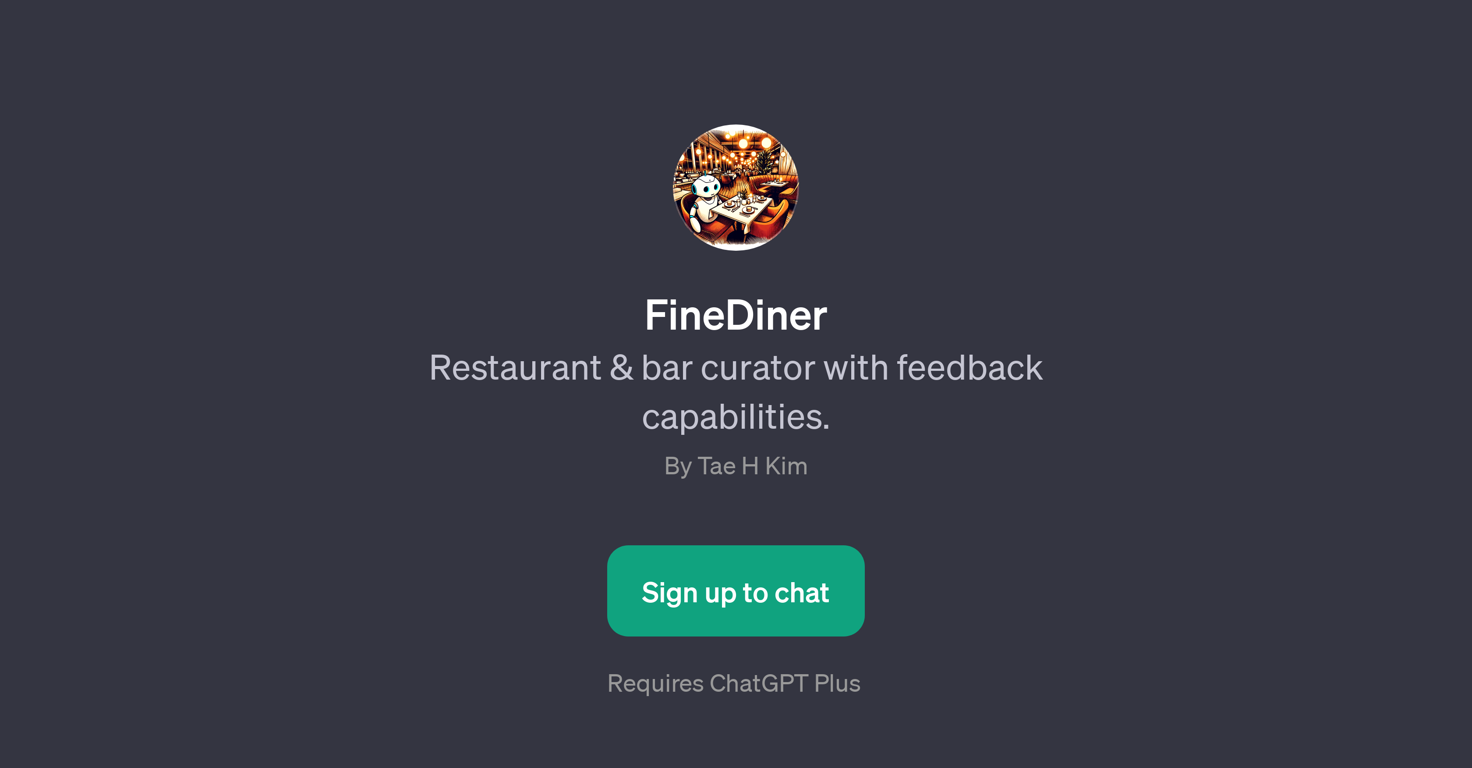 FineDiner website