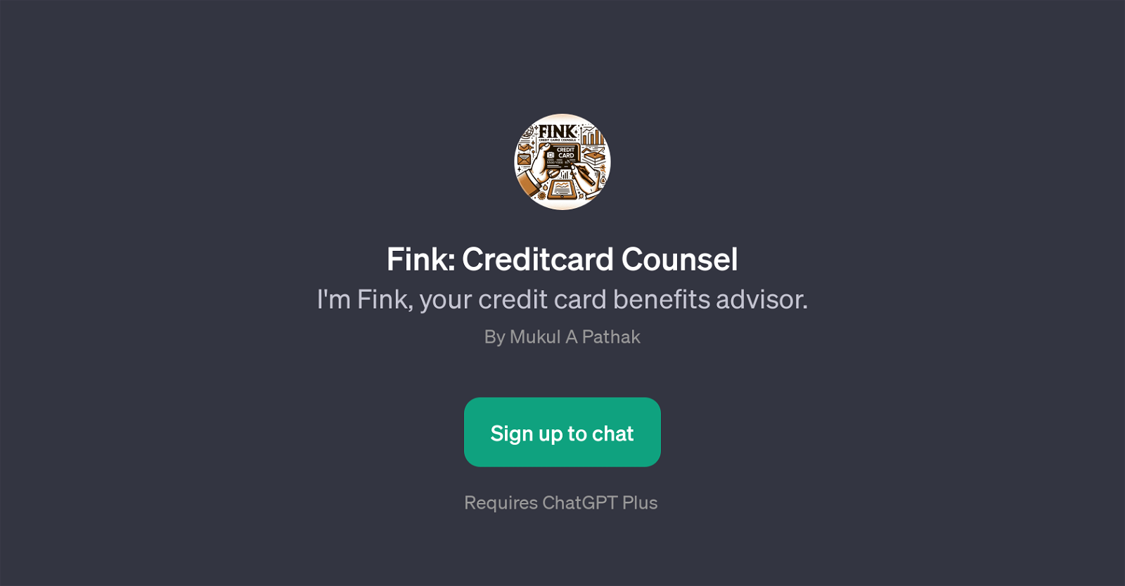 Fink: Creditcard Counsel website