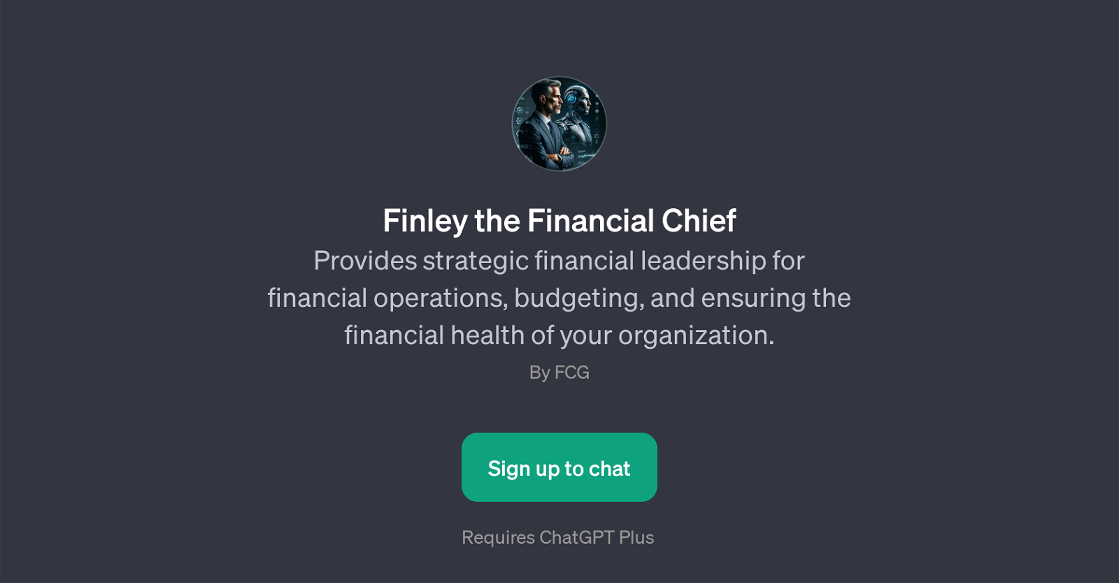 Finley the Financial Chief website