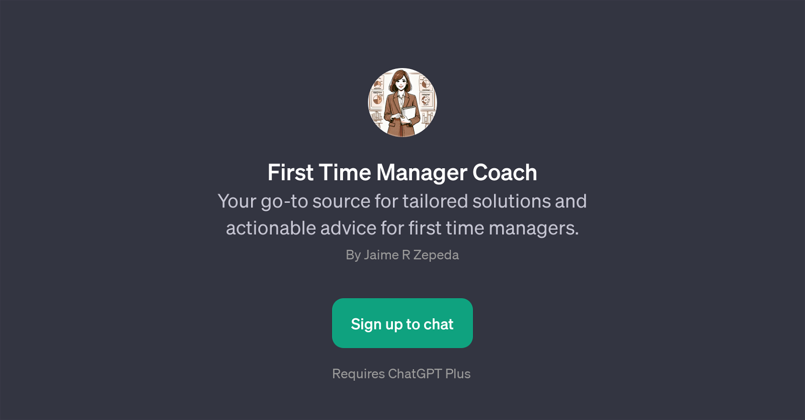 First Time Manager Coach website
