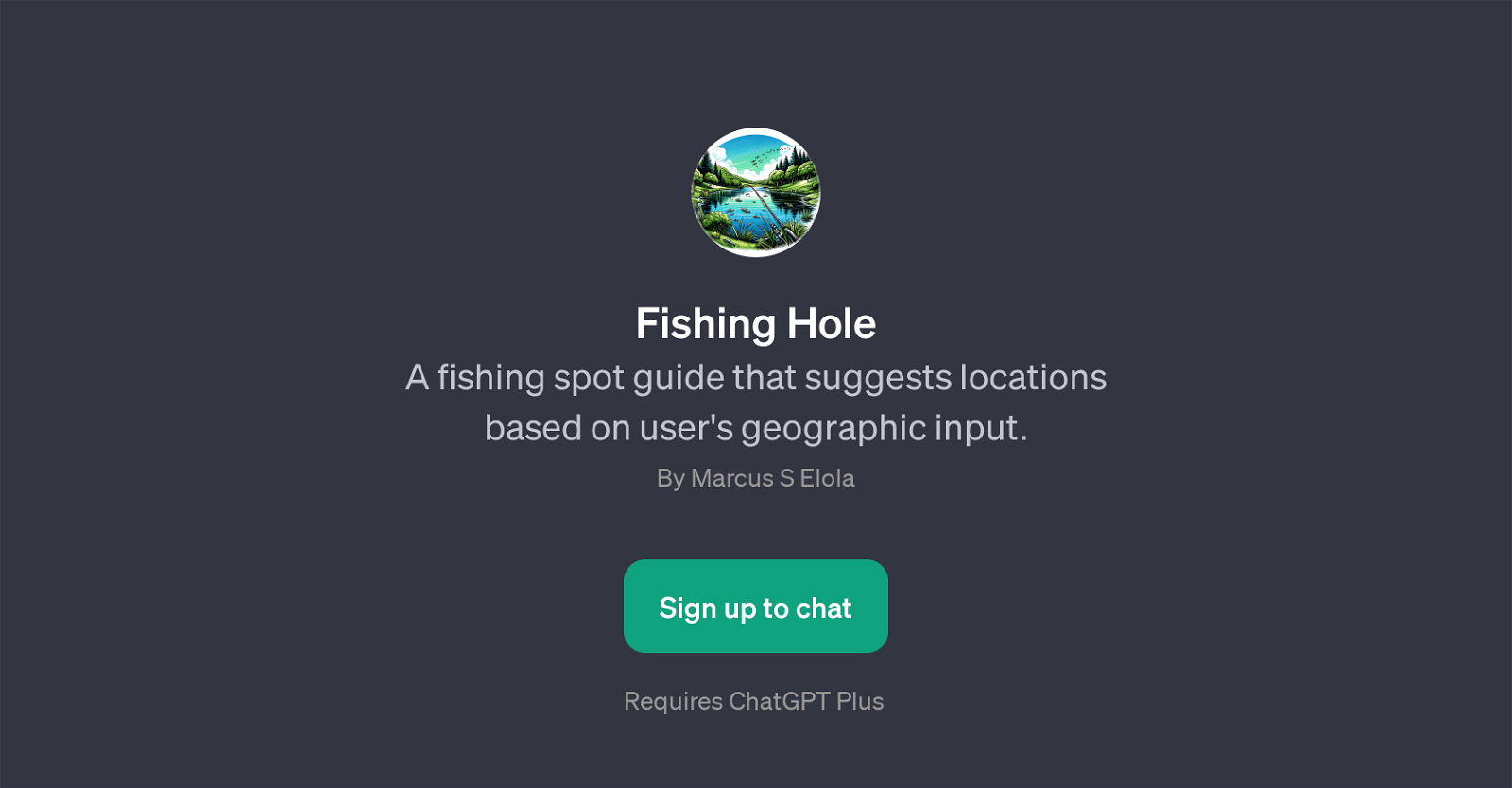 Fishing Hole website