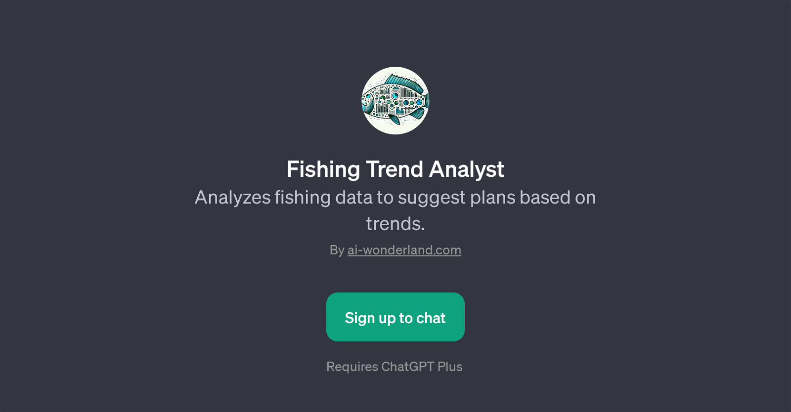 Fishing Trend Analyst website