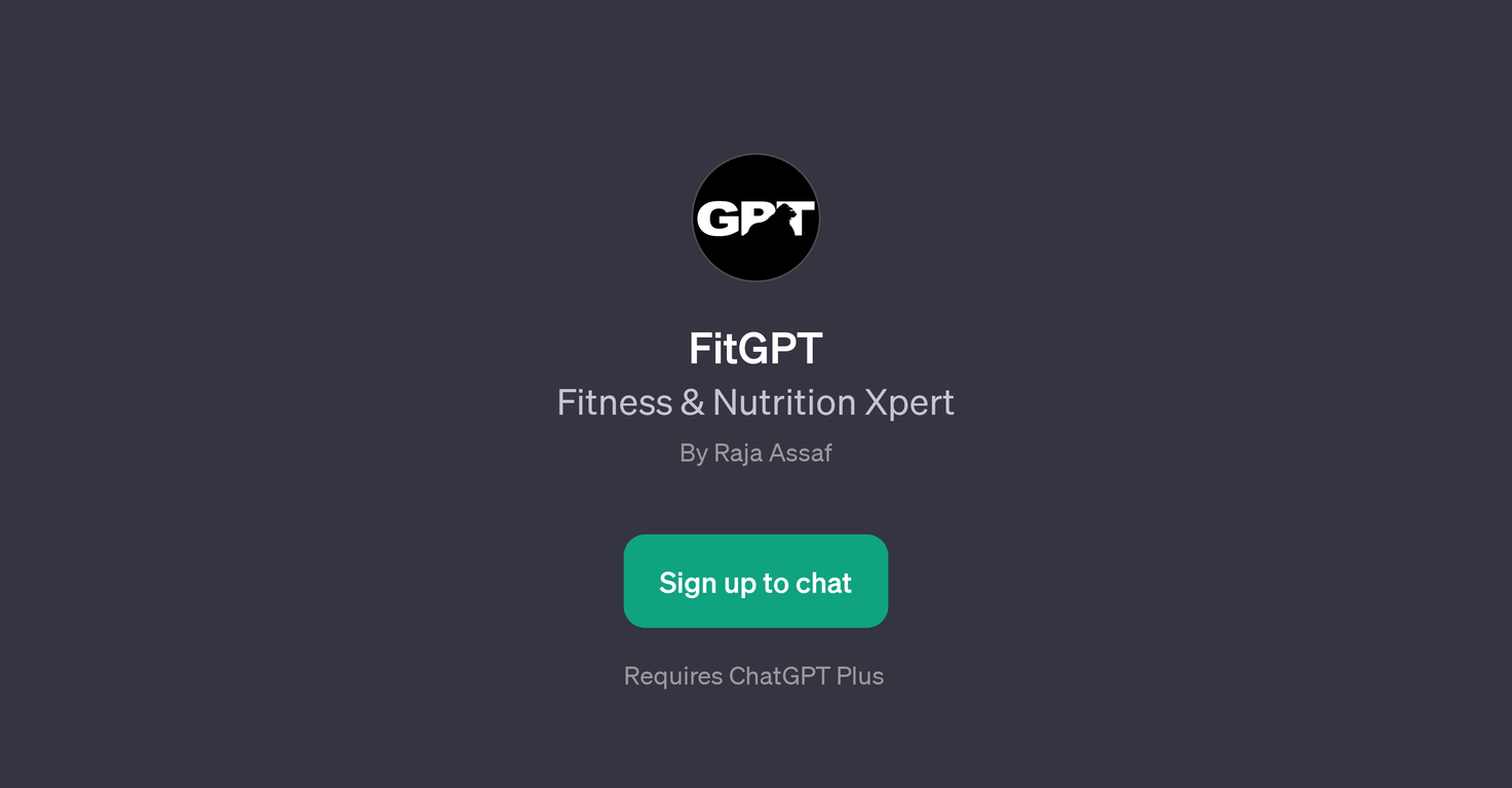 FitGPT website