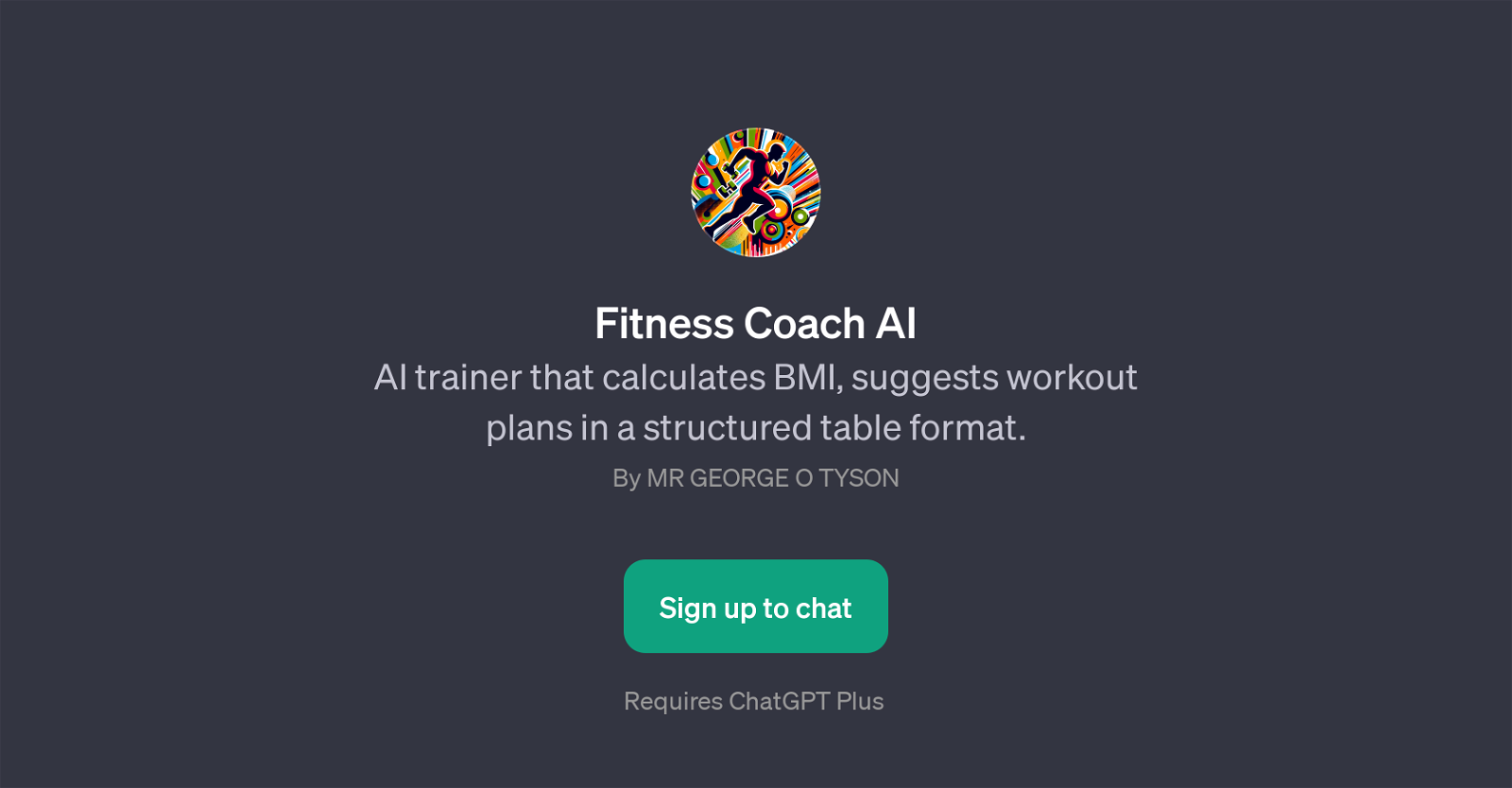 Fitness Coach AI website