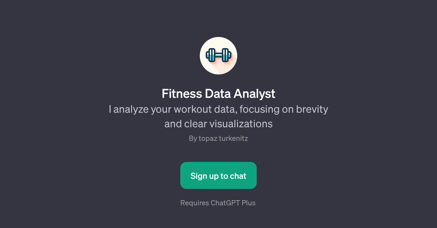 Fitness Data Analyst website