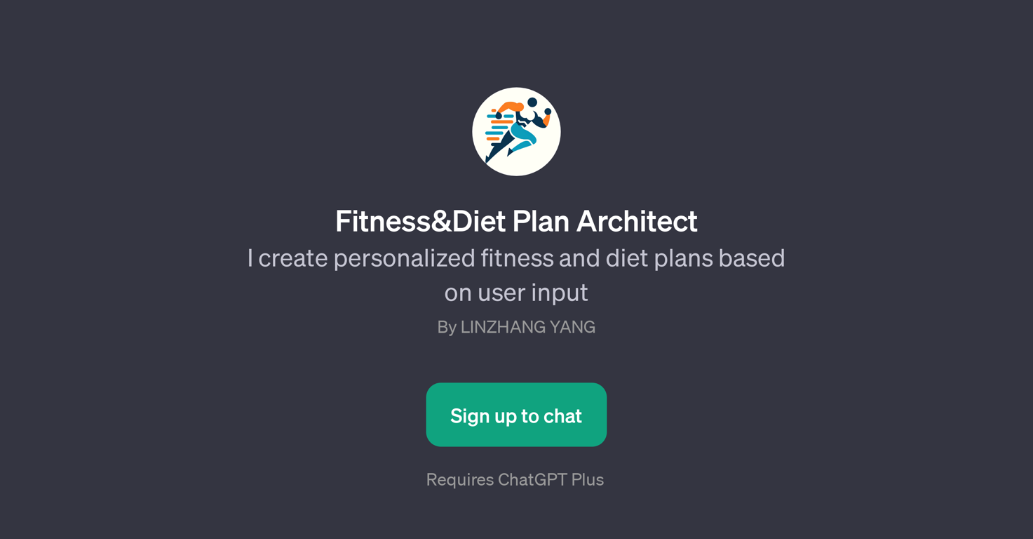 Fitness&Diet Plan Architect website