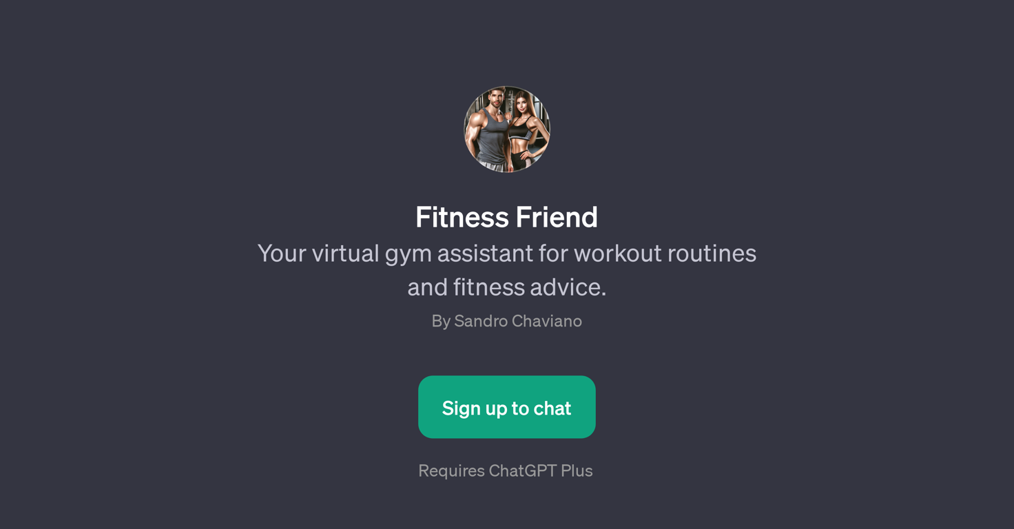 Fitness Friend website