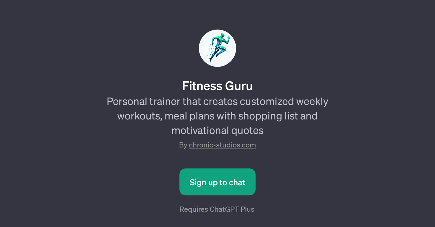 Fitness Guru website