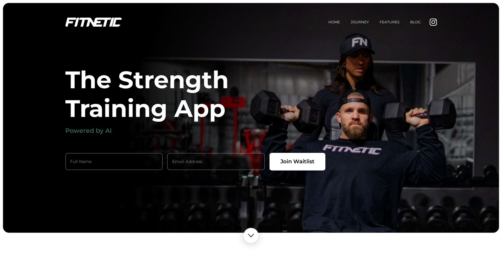Fitnetic website