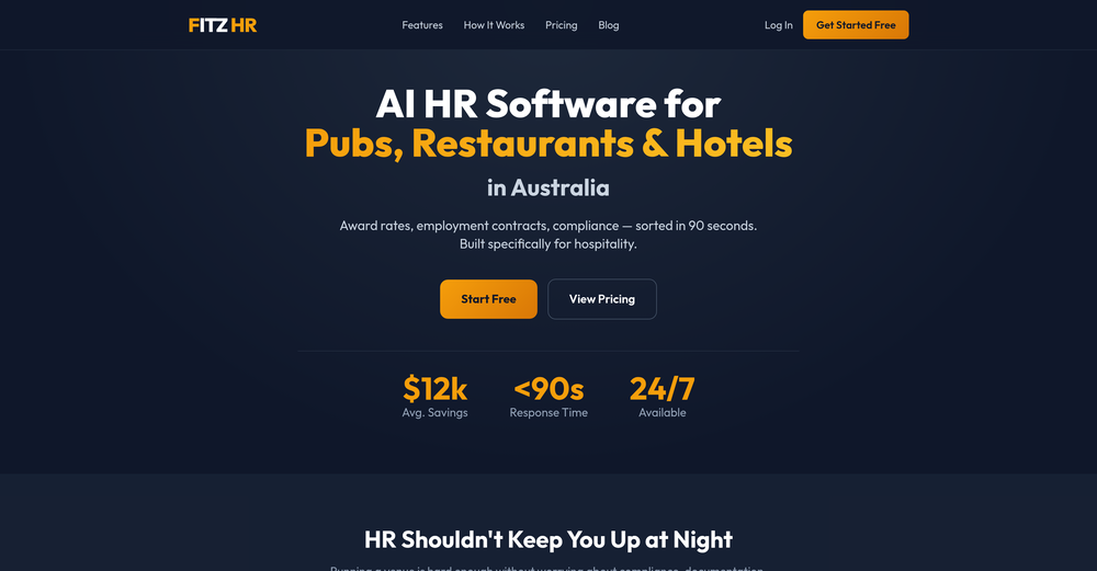 Fitz HR Australia website