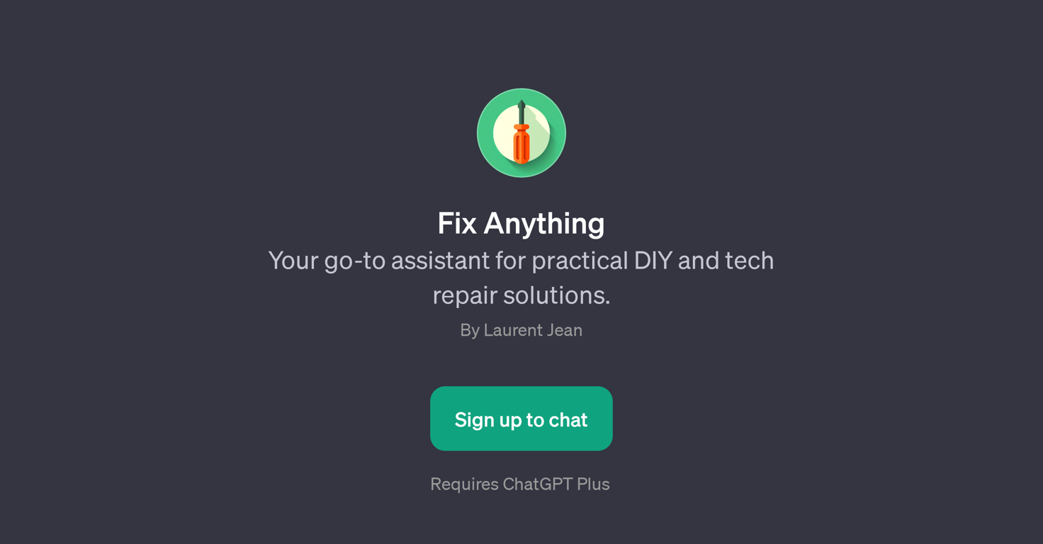 Fix Anything website