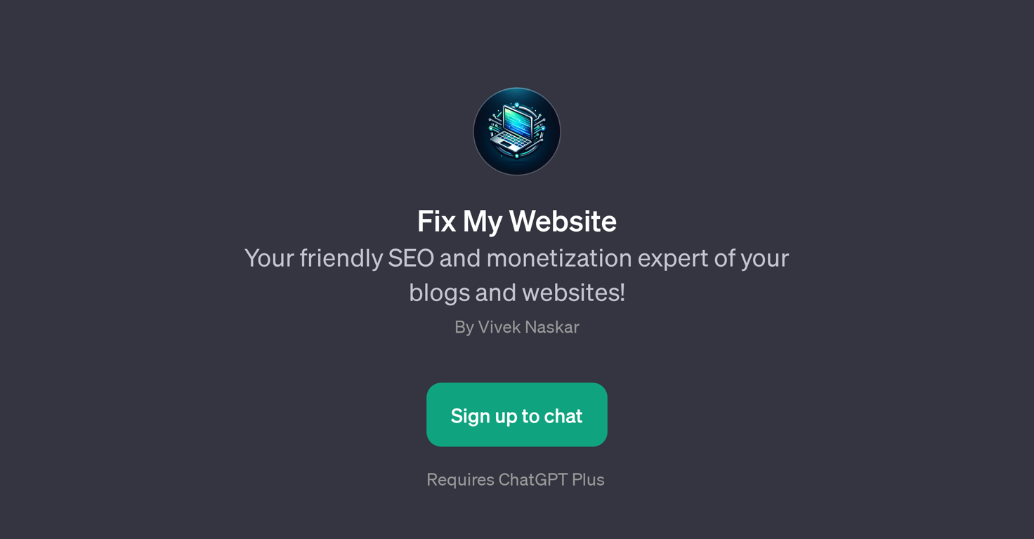 Fix My Website website