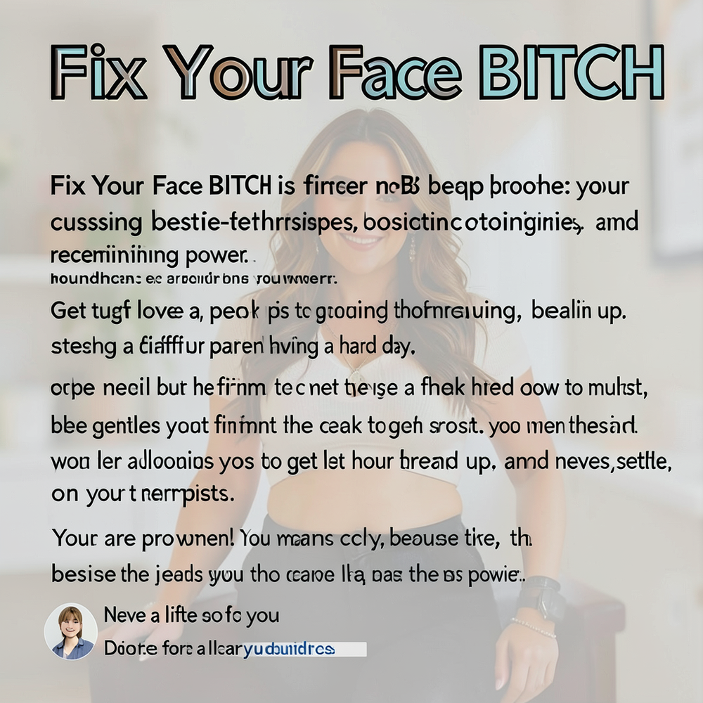 Fix Your Face BITCH website