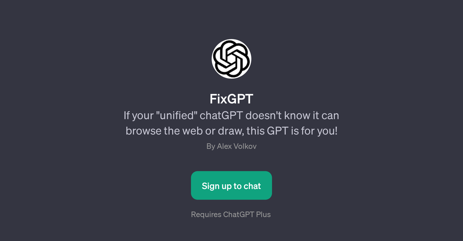 FixGPT website