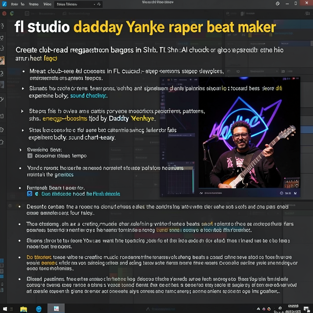fl studio daddy yankee rapper beat maker website