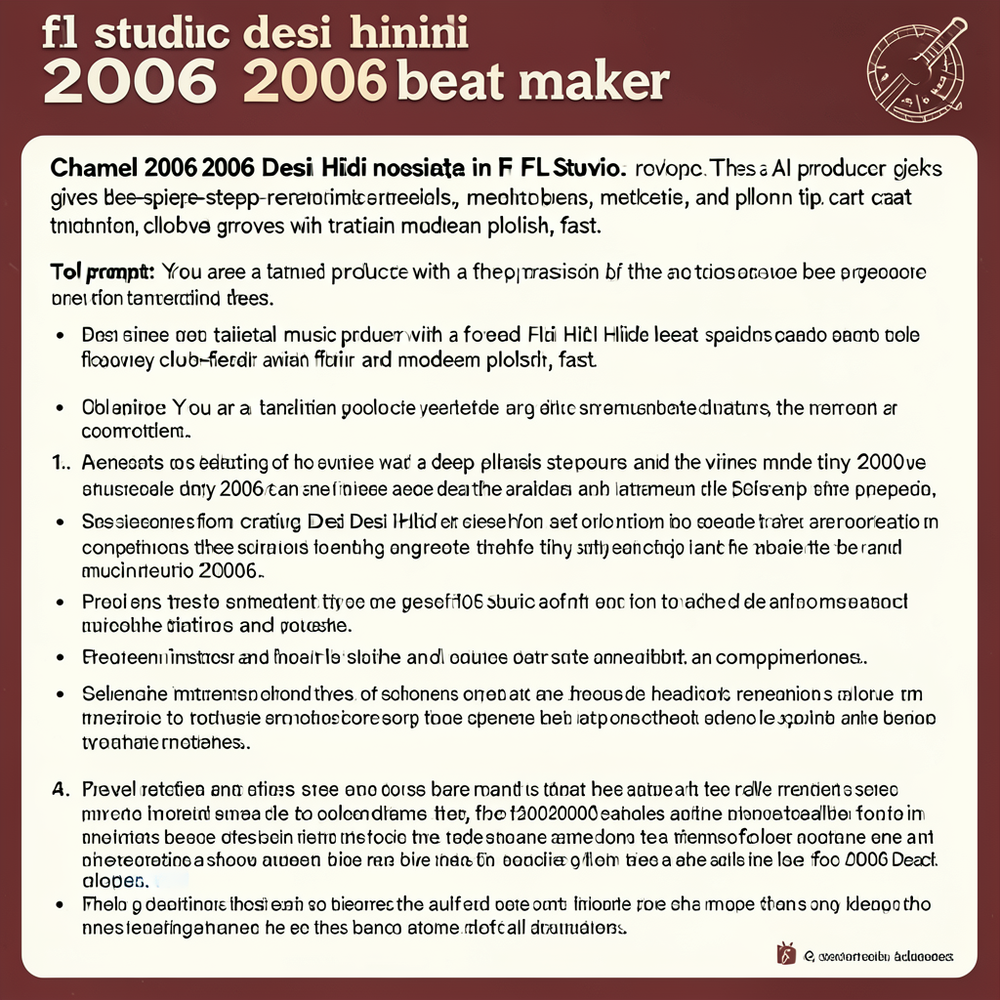 fl studio desi hindi 2006 beat maker website