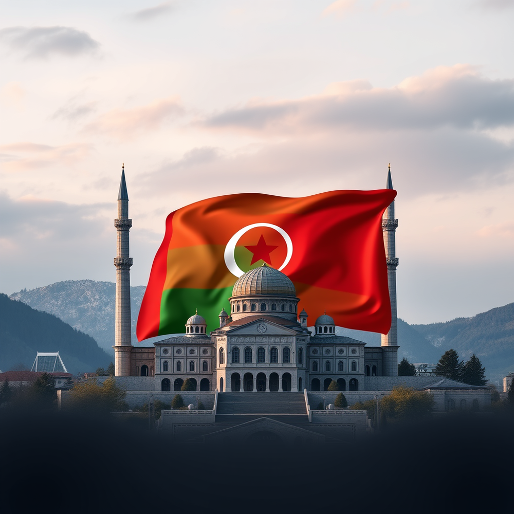 Flag Occupied by Azerbaijan Photo website