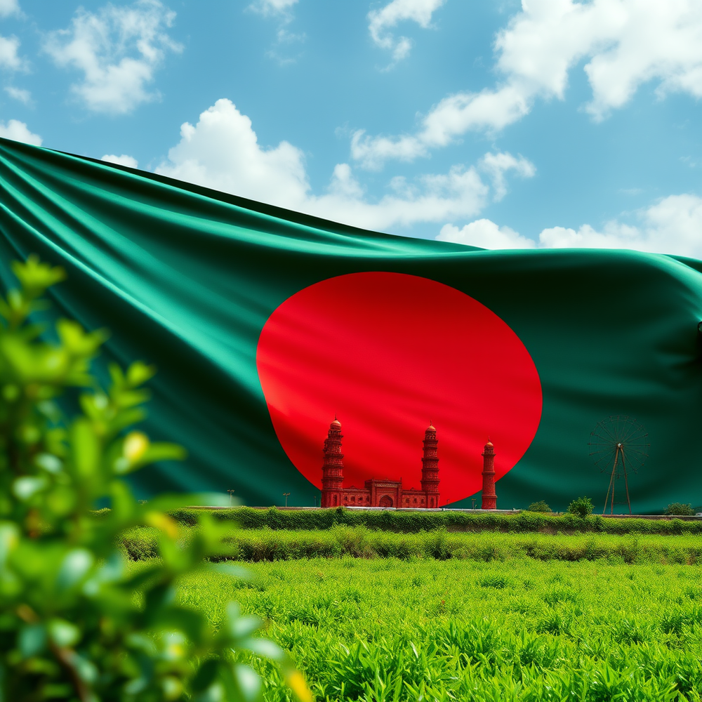Flag Occupied by Bangladesh photo website