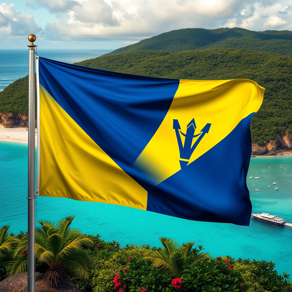 Flag Occupied by Barbados photo website