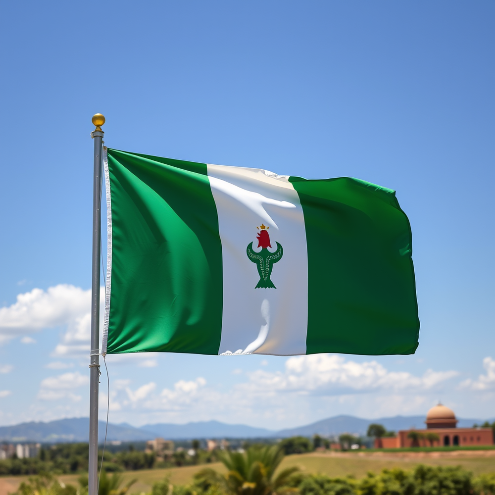 Flag Occupied by Benin Photo website