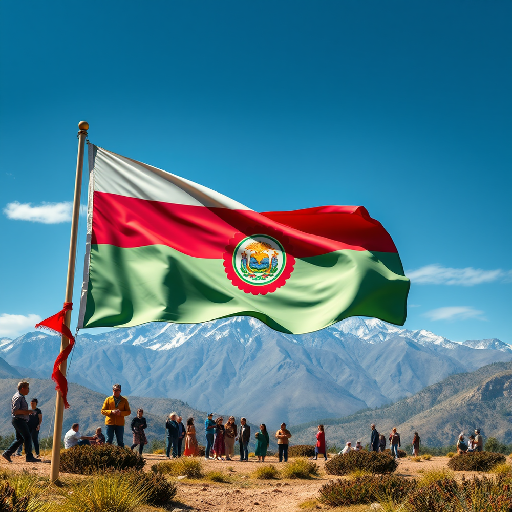 Flag Occupied by Bolivia Photo website