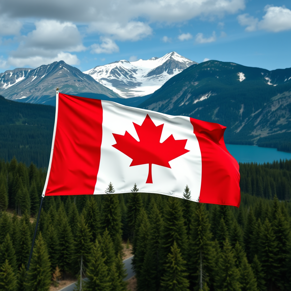 Flag Occupied by Canada Photo website