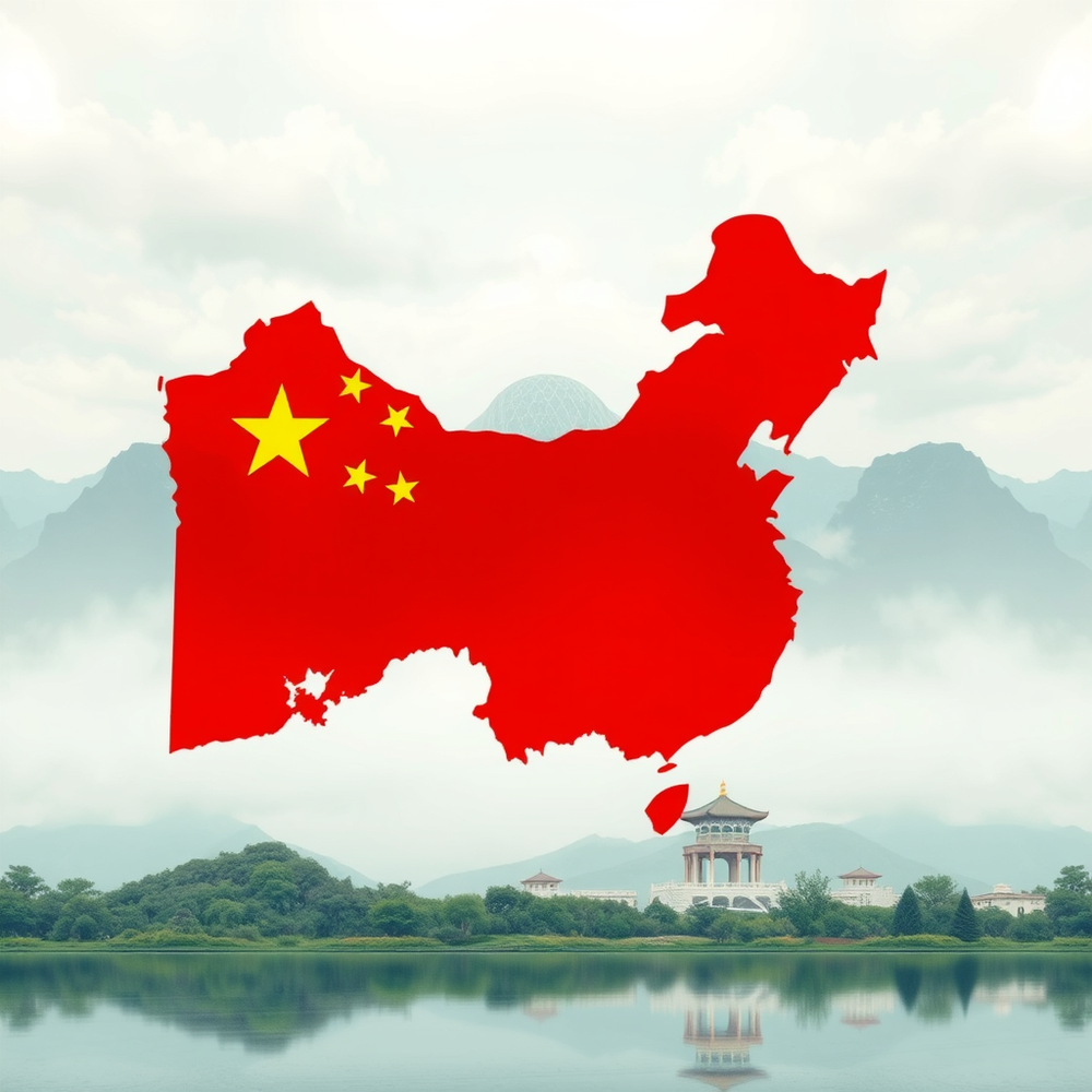 Flag Occupied by China Photo website