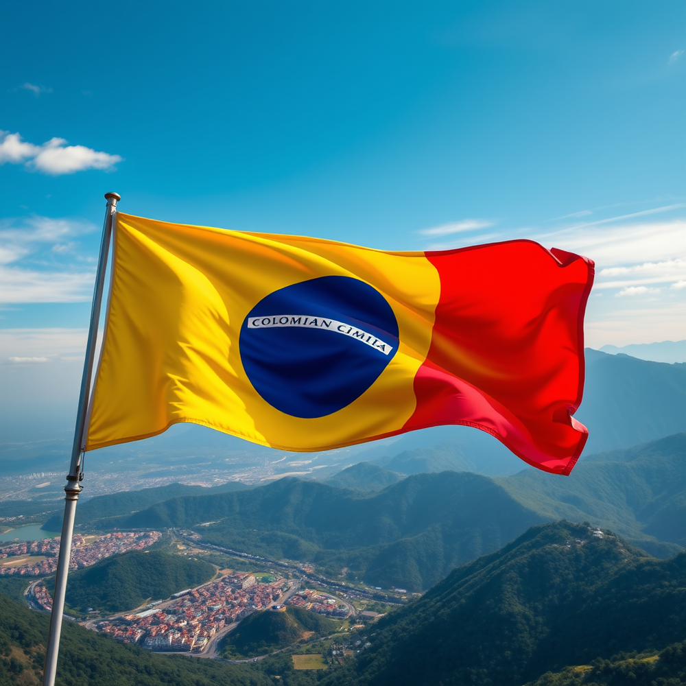 Flag Occupied by Colombia Photo website