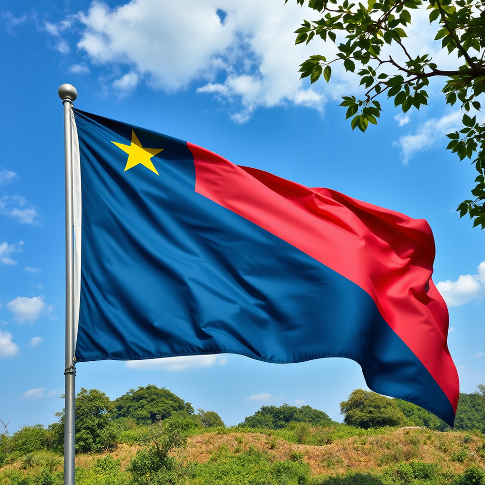 Flag Occupied by Congo Kinshasa Photo website