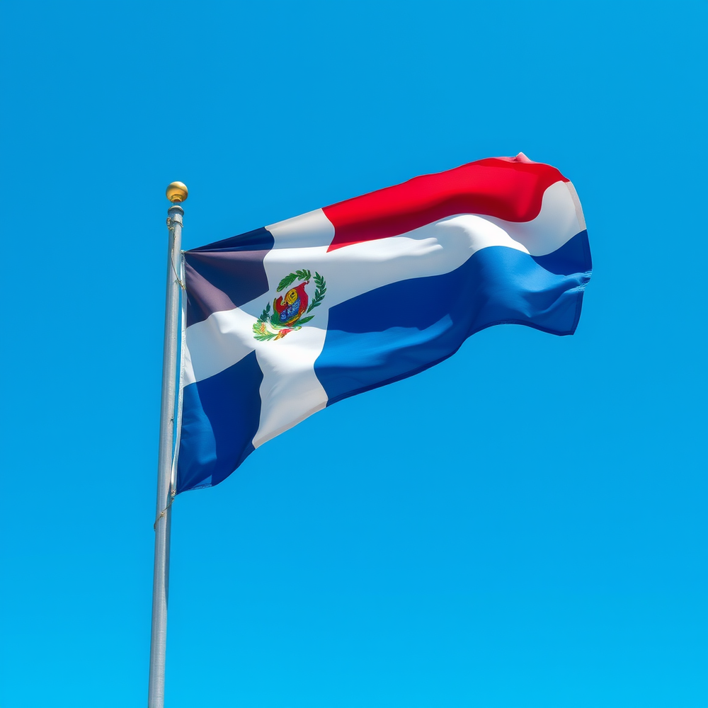 Flag Occupied by Dominican Republic Photo website