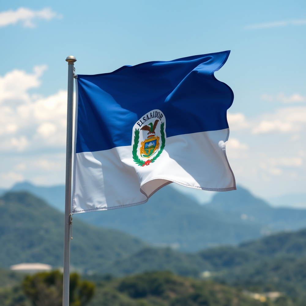 Flag Occupied by El Salvador Photo website