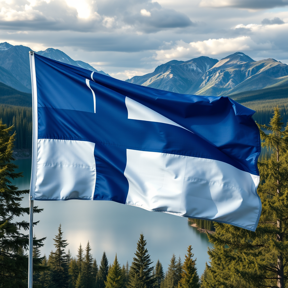 Flag Occupied by Finland Photo website